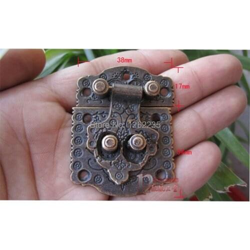 51 * 38 mm Jewelry boxes buckle Zinc alloy buckle Classical furniture accessories Wholesale