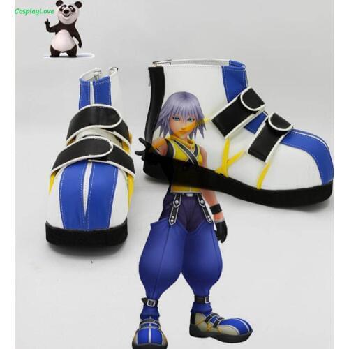 Kingdom Hearts 1 Riku Blue And White Shoes Cosplay Shoes Boots Custom Made CosplayLove