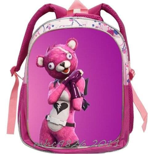 12.5 Inch Fortnite Game Children School Bags Orthopedic Backpack Kids School Boys Teenage Mochila Infantil Catoon Bags Gift