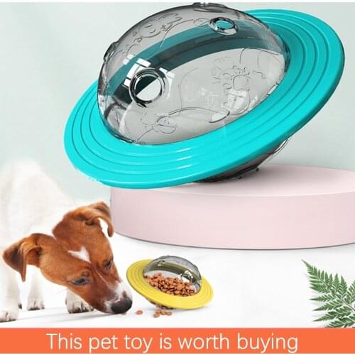 Dog toy food dispenser pet tumbler food spiller chew toy interactive pet toy dog play training ball feeder food ball