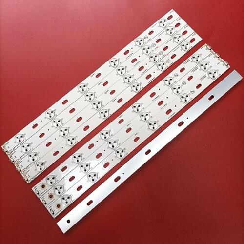 Kit 8 LED backlight strip for Toshiba Dl3954(a)f Kon ka LED40F3300DC 35016696 35016697