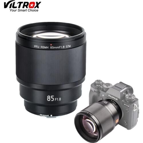 VILTROX 85mm f/1.8 STM Auto Focus Fixed focus lens F1.8 Lens for Camera Fujifilm X-mount X-T3 X-H1 X20 X-T30 X-T20 X-T100 X-Pro2