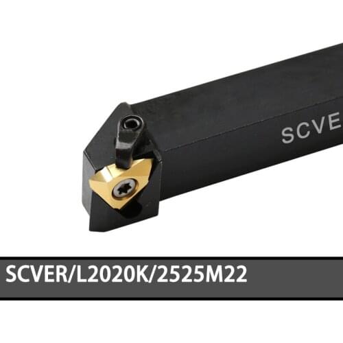 SCVER CNC External Thread Lathe Cutter Shank SCVER2020K22 SCVEL2020K22 SCVER2525M22 SCVEL2525M22 High Efficiency Turning Tools