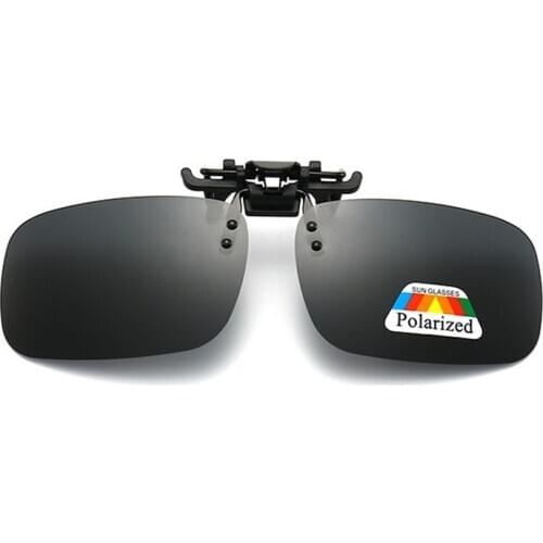 MAXJULI Car Driver Goggles Anti-UV Polarized Sun Glasses Driving Night Vision Lens Clip On Sunglasses Interior Accessories 8501