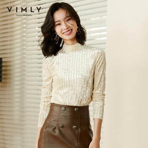 Женские однотонные футболки Vimly China At AliExpress