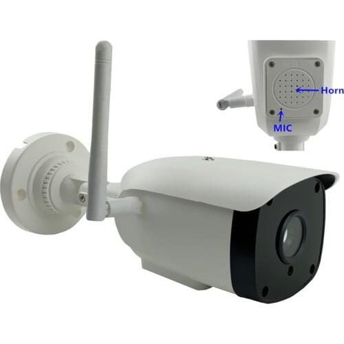 WIFI Wireless AP IP Bullet Camera MIC Speaker 5MP XM550AI+SC5335P Infrared Two-Way Audio 8-128G SD Card XMEYE ICsee P2P Cloud