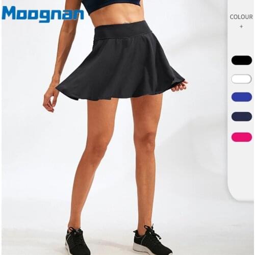 Tennis Skirt Women Falda Sports Skirt Sportswear Exercise Quick Dry Yoga Sets Tracksuit Anti-exposure Fitness Lining Skirt Pants