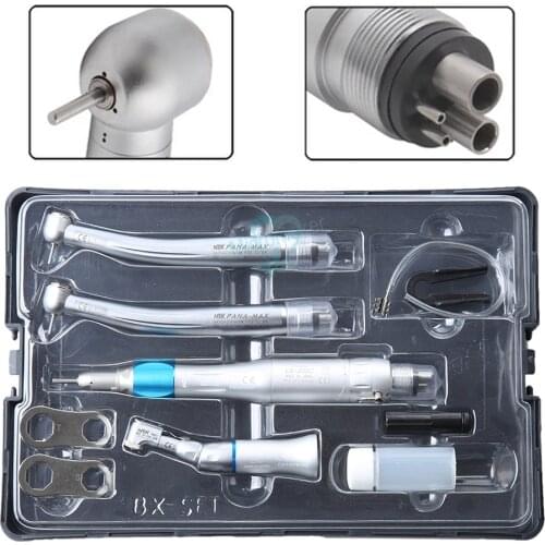 EX203C Dental Low High Speed Handpiece Kit Pana Max High Speed Handpiece Torque Air Turbine TU Midwest 4 Holes M4 Cartridge