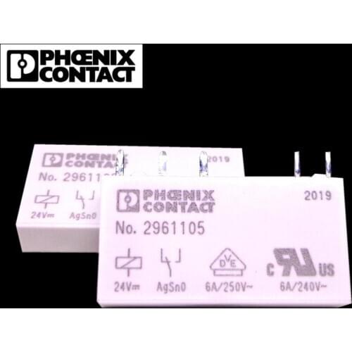 PHOENIX CONTACT RELAY NO.2961105 ART-NR.2961105 24VDC DC24V Brand new and original relay