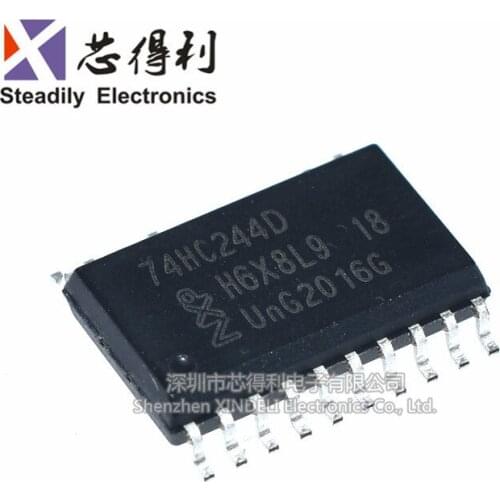 10pcs/lot 74hc244d Original Sop-20 Wide 7.2mm Eight in-Phase Tristate Buffer