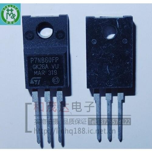 10pcs/ NEW STP7NB60FP P7NB60FP TO-220F 600V 7A TO220F