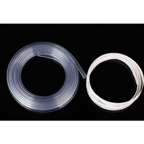 2M Transparent Table Edge Furniture Guard Corner Protectors Bumper Strip with Tape for Furniture Cabinets Tables Drawers