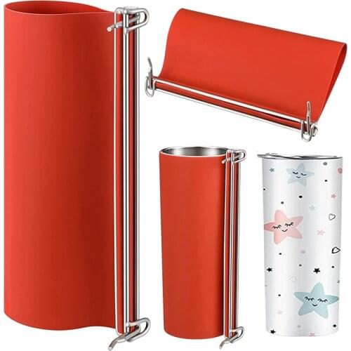 2Pcs Silicone Wrap For Sublimation Tumblers Silicone Mug Clamp For Tumblers Printing Sublimation Tumblers In Oven (30OZ)