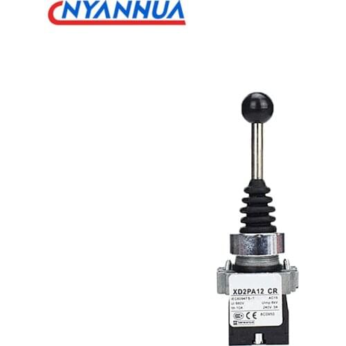 22mm 4 Position PA14/PA24CR Master Joystick Controller Cross Rocker Switch XD2PA22/PA12 2 Position Self-resetting/Self-locking