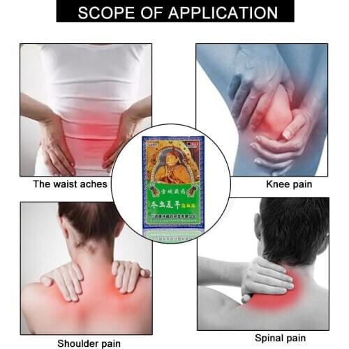 8Pcs/Bag Strain & Sprain Neck Back Muscle Shoulder Knee Pain Plaster Joint Pain Pacth Health Care Body Massage
