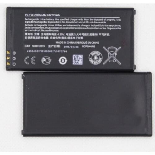 2500mAh BV-T5C Battery for Microsoft Nokia Lumia 640 RM-1109 RM-1113 Replacement Mobile Phone Batteries