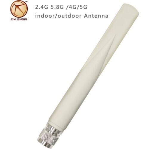 Manufactory price 2.4G 5.8G wireless wifi dual band High Gain 9dBi 4G lte 5g omnidirectional Antenna waterproof outdoor indoor