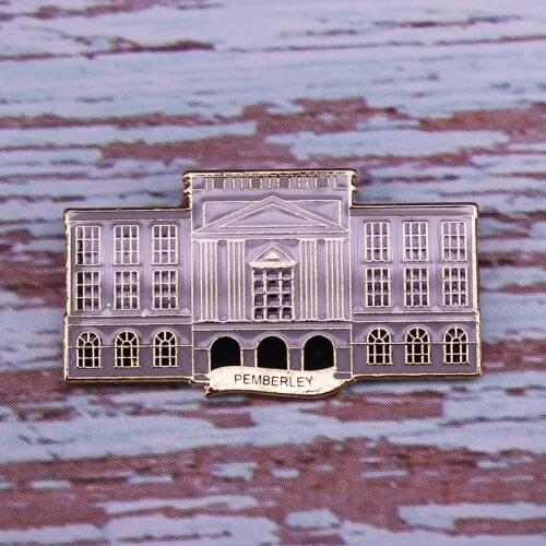 Pride and Prejudice Pemberley Brooch When they got there, the wood ceased, and the eye was instantly caught by Pemberley House