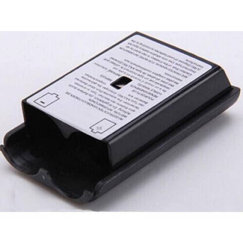 Black Battery Pack Cover Shell Shield Case Kit for Xbox 360 Wireless Controller