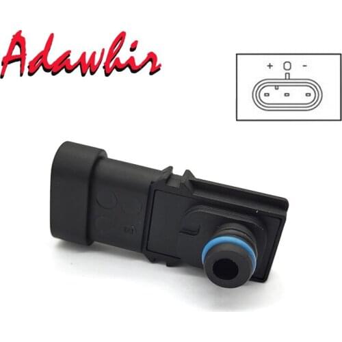 Map Sensor For RENAULT KANGOO CLIO ESPACE Fluence LAGUNA MASTER MEGANE Laguna Logan SCENIC TWINGO TRAFIC Wind 2508500QAA 5WK9881