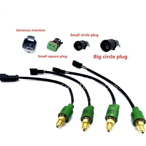 Excavator parts 200 312 315 318 320B C D distribution valve hydraulic pump high pressure sensor pressure switch106-0180 221-8859