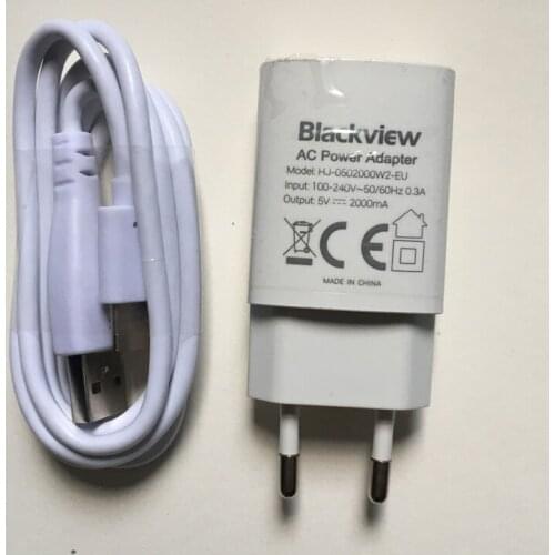 For Blackview S8 MTK6750T Original USB Cable Charger Plug Adapter Chargers