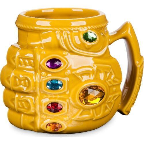 Cartoon mug gloves Tea Cup Figure cup 350ml