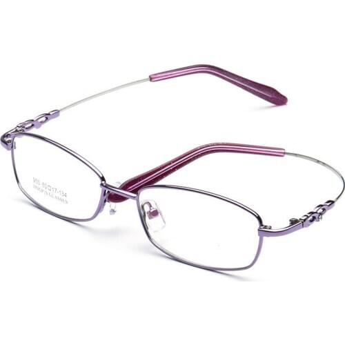 Titanium Alloy Glasses Women SquarePrescription Eyeglasses Frame Myopia Optical Frames Korean Screwless Eyewear Nerd Flexible