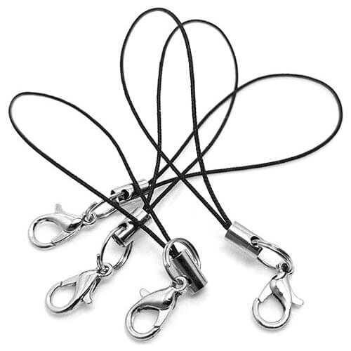 Wholesale 40PCS/lot DIY Lobster Clasp For Jewelry Making Keychain Women Bag Phone Wallets Ornaments Key Chain Ring Accessories