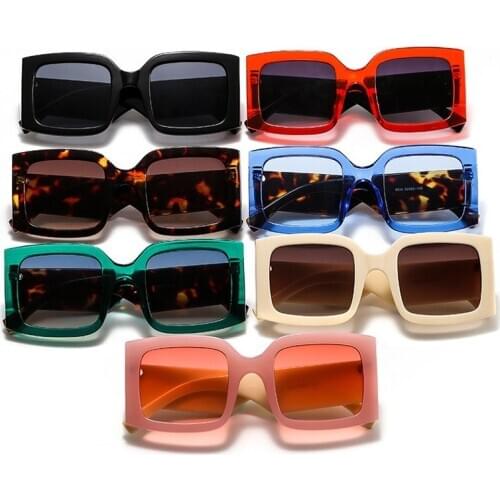 Vintage Floral Elegant Women One Piece Sunglasses Men Square Shades For Female Oversized Sun Glasses Men Thin Face Glasses UV400