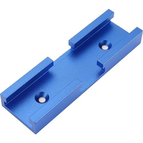 T-Slot Miter Track T-track Push Handle With Screws Carpenter Tools Aluminium Cross Connecting Parts 30*12.8mm Woodworking T-slot