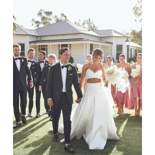 High Low Watermelon Chiffon V-Neck Bridesmaid Dresses Elegant Spaghetti Criss Cross Back Robes de Soirée for Women