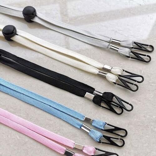 10 Pcs Mask Lanyard Straps Holders for Back of Head or Neck Adjustable Stopper D0AC