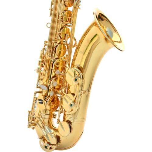 Gold Lacquer Instrument Accessories China Sax Professional Bb Tenor Saxophone