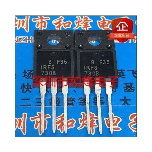 Free shipping 20PCS IRFS730B T0-220F 400V 5.5A