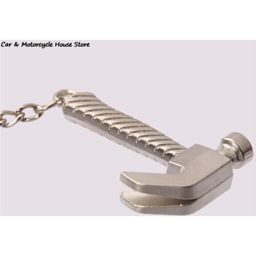 1pc Male KeyChains Keychain Gifts For Men Keychain Mini Imitation Tools Simulation Tools Hammer Key Ring Tools