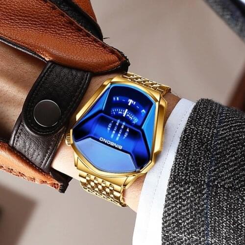 Top Brand Luxury Military Fashion Sport Watch Men gold Wrist Watches Man Clock Casual Chronograph Wristwatch