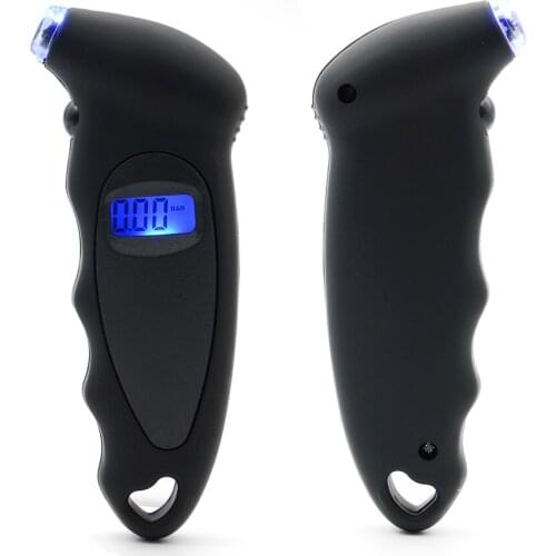 Digital Tire Pressure Gauge LCD Backlight High-Precision Monitoring Barometer Auto Car Motorcycle Air Pressure Tester Accuracy