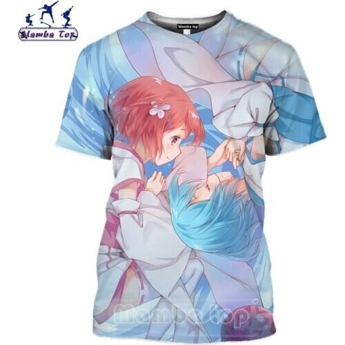Mamba top Re Zero T Shirt 3D Hot Natsuki Subaru Anime Girl Mens T-shirts Hentai Hip Hop Men Tshirt Sexy Bikini Women Sweatshirt