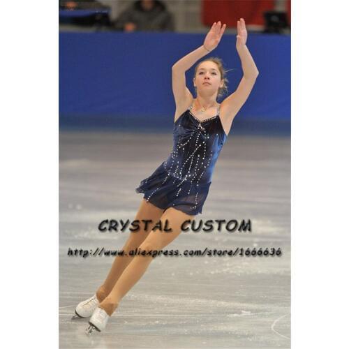 Crystal Custom Figure Skating Dresses Girls New Brand Ice Skating Dresses For Competition DR4530