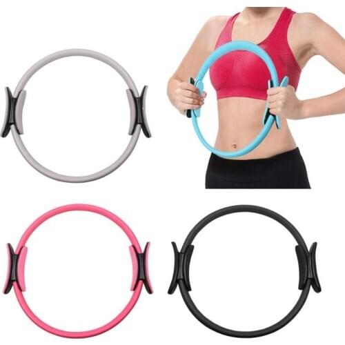 Yoga Circle Pilates Ring Men Women Slimming Body Building Training Dual Grip Fitness Circle Gym Workout Lose Weight Equipment