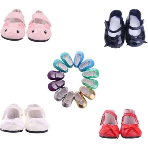 Doll Shoes Accessories Dress Up Fashion Doll 10 Style for 18 Inch American & 43 Cm New Born Baby Girls Toys DIY Gift