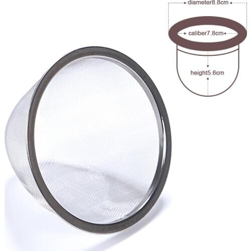Reusable Stainless Steel Mesh Tea Infuser Strainer Teapot Tea Leaf Spice Filter Drinkware Kitchen Accessories Diameter 5-7.8CM