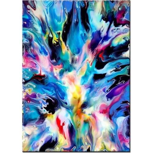 Handmade Gift 3d diy diamond painting Abstract Blue Art diamond embroidery 5d pictures full Square round drill landscape,JX2306