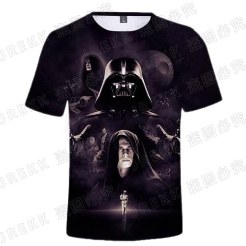 2021 New Star Wars Darth Vader 3D Printed T Shirt Men Women Children Summer Casual Short Sleeve tshirt Streetwear Tops Cool Tee