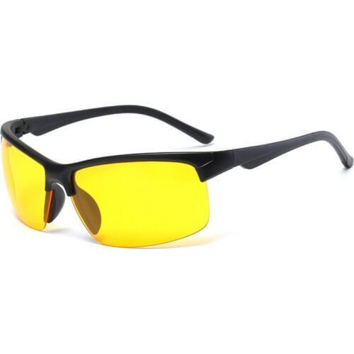 Night Vision Glasses Fishing Cycling Traveling Climbing Outdoor Sunglasses Yellow Lens Protection Unisex Fishing Eyewear