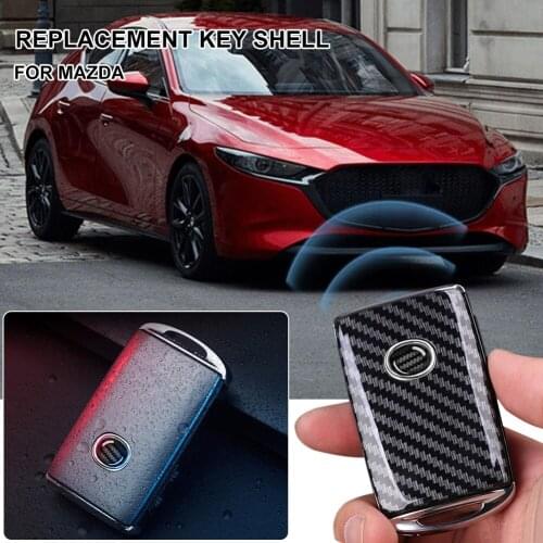 ABS Replacement Style Plastic Car Key Case Protector Covers For Mazda 3 Axela BP CX-30 DM Accessories 2020 2021