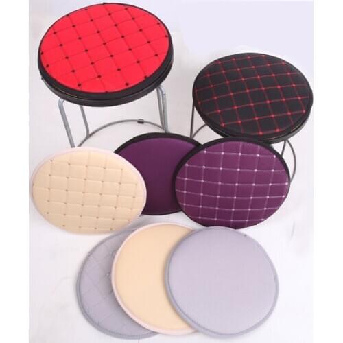 Round Chair Cushion Protector Cotton Fabric Bar Stool Dentist Hair Salon Seat Chair Cushions Anti-slip Student Chair Cushion
