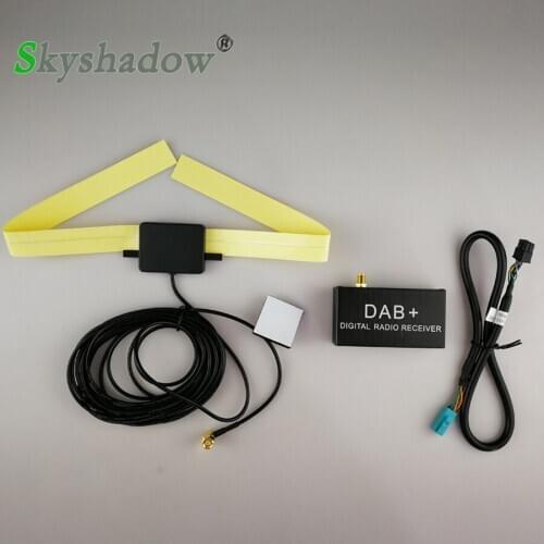 Skyshadow For Android 9 Android 8.0 Car DVD DAB+ USB Digital Audio Broadcasting Receiver With Antenna Works For Europe