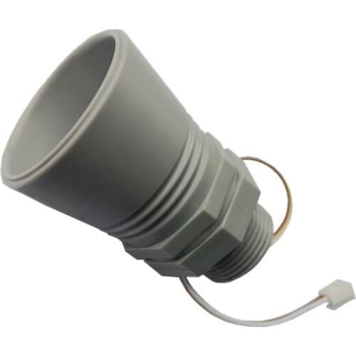 Small angle ultrasonic sensor, detecting the height of the liquid level in the well cover